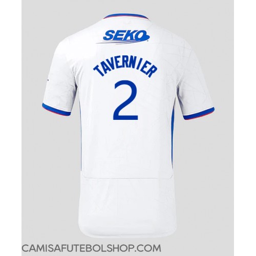 Camisa de time de futebol Rangers James Tavernier #2 Replicas 2º Equipamento 2024-25 Manga Curta